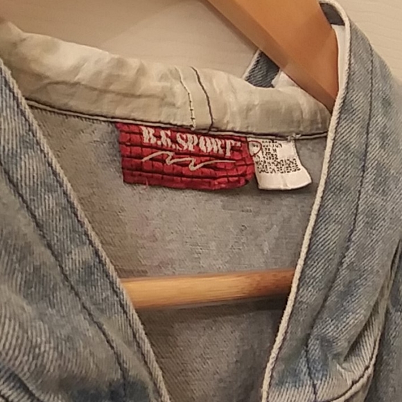 90's y2k Vintage Soft puffy Denim Jacket - Picture 3 of 8